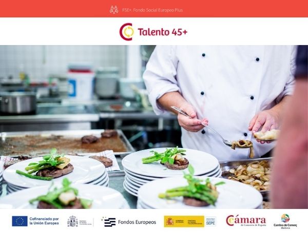 Talento 45+: Curs d’ajudant de cuina